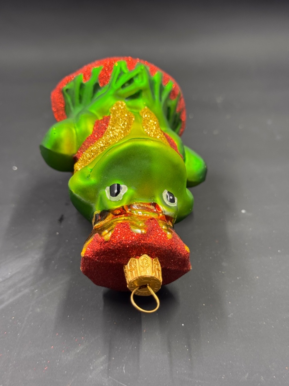HomeArt Hangin Ornament "FROG KING CHRISTMAS ORNAMENT" Made in Poland - Picture 6 of 12